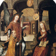 Annunciation, 1516-1517. Artist Jean Art Print