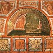 Arcosolium In The Catacomb Of Domitilla Art Print