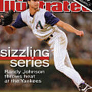 Arizona Diamondbacks Randy Johnson, 2001 World Series Sports Illustrated Cover Art Print