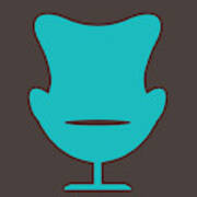 Arne Jacobsen Egg Chair Art Print