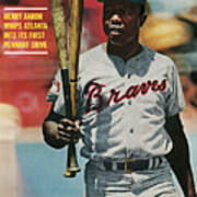 Atlanta Braves Hank Aaron... Sports Illustrated Cover Art Print