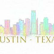 Austin Skyline Art Print