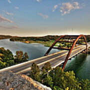 Austin, Texas 360 Bridge Art Print