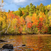 Autumn At Eagle Lake Art Print