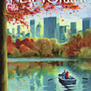 Autumn Central Park Art Print