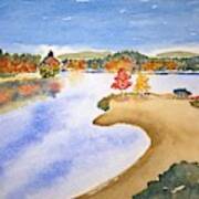 Autumn Shore Lore Art Print