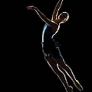 Ballet Dancer In Pas De Poisson Position Art Print