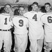 Baseball Players Uniforms Spell 1946 Art Print