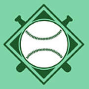 Baseball Symbol Art Print