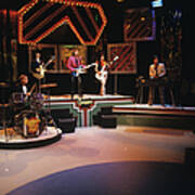 Bay City Rollers Perform On Tv Show Art Print