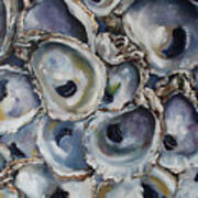 Bay Oysters Art Print