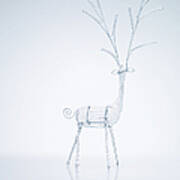 Bead And Wire Reindeer, Close-up Art Print