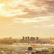 Beijing Cityscape Panorama Art Print