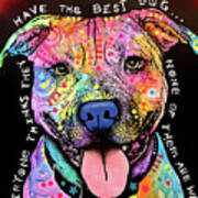 Best Dog Art Print