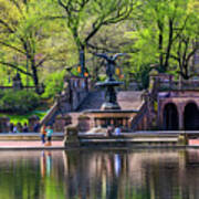Ny, Nyc, Central Park, Bethesda Terrace, Bethesda Fountain by Lumiere