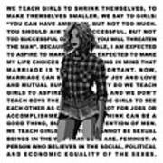Beyonce - Flawless - Lyrics 1 Art Print