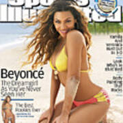 Beyonce Swimsuit 2007 Sports Illustrated Cover Art Print
