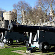 Big Guns At The Tower Of London Art Print