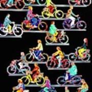 Bikers Rule Art Print