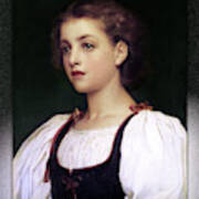 Biondina By Lord Frederic Leighton Art Print