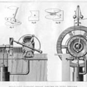 Bishopps Rotary Steam Engine Or Disc Art Print