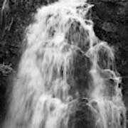 Black And White Waterfall Art Print