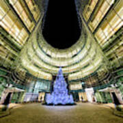 Bloomberg Tower Christmas Tree Art Print