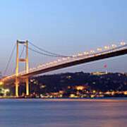 Bosphorus Bridge, Istanbul, Turkey Art Print