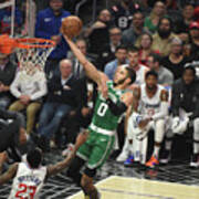 Boston Celtics V La Clippers Art Print