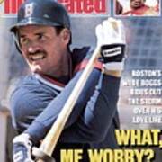 Boston Red Sox Wade Boggs Sports Illustrated Cover Art Print