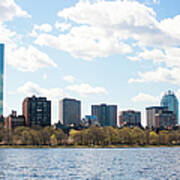 Boston Skyline From The Charles River Art Print