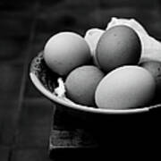 Bowl And Eggs Art Print