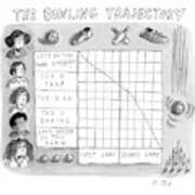 Bowling Trajectory Art Print