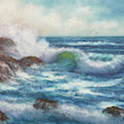 Breaking Waves Art Print