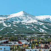 Breckenridge Colorado Main Peak Wide 3 To 1 Ratio Art Print