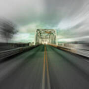 Bridge Blur Art Print