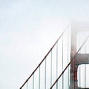 Bridge In Fog Art Print