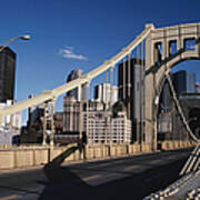 Bridge In Pittsburgh Art Print