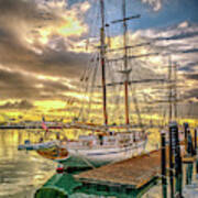 Brigantine Tall Ship Schooner Art Print