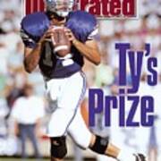 Brigham Young University Qb Ty Detmer Sports Illustrated Cover Art Print
