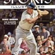 Brooklyn Dodgers Duke Snider... Sports Illustrated Cover Art Print