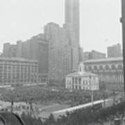 Bryant Park In 1930 Art Print