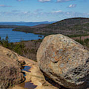 Acadia Np - Bubble Rock Art Print