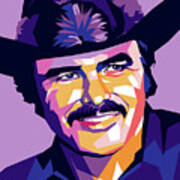 Burt Reynolds -b1 Art Print