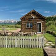 Cabin In The Colorado Rockies Art Print