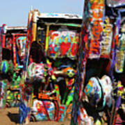 Cadillac Ranch Art Print