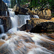 Canada, Alberta, Banff Np, Giant Steps Art Print