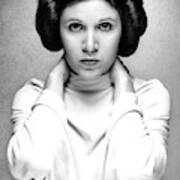 Carrie Fisher In Star Wars Episode Iv-a New Hope -1977-. Art Print