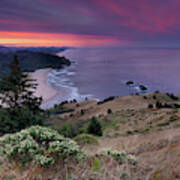 Cascade Head Scenic Area, Oregon Coast Art Print