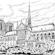 Notre Dame De Paris- Our Lady Of Paris Art Print
